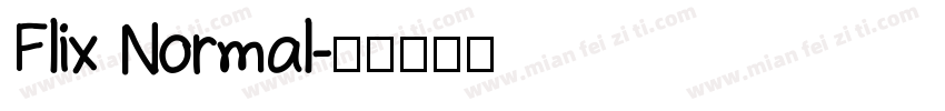Flix Normal字体转换